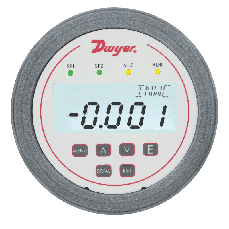 Afbeelding van Dwyer drukverschiltransmitter met flowberekening en alarmering serie DH3